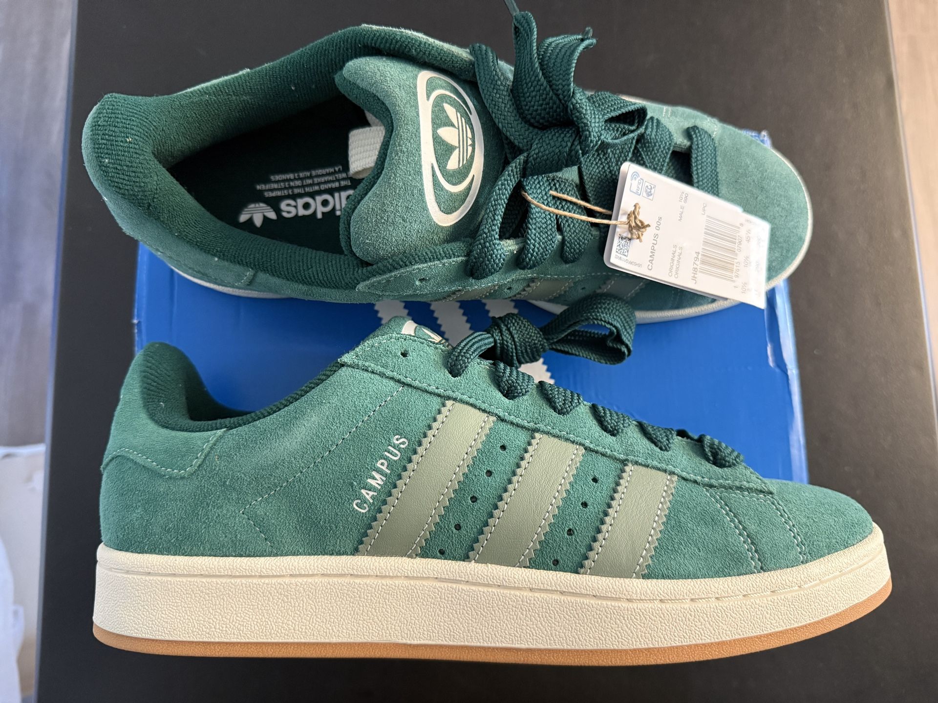 (NEW) Adidas Campus 00’s “Collegiate Green” Size 11M