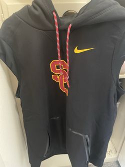 USC Trojans Men’s Nike Black Therms-Fit Sleeveless Hoodie