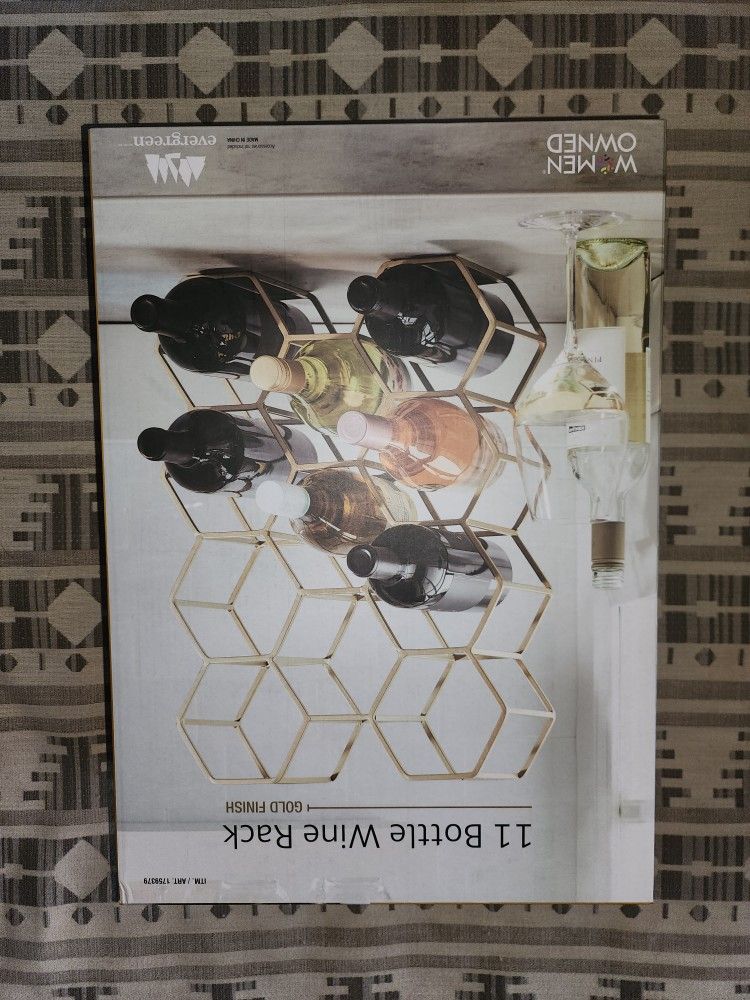 Evergreen 11 Bottle Wine Rack