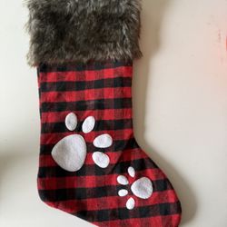 Pet Cat Dog Christmas Stocking