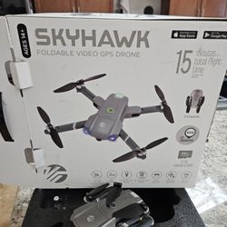 Skyhawk Drone 15 Flight Time GPS & Phone App