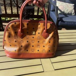 MCM Visetos Alma Bag