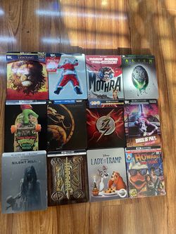 STEELBOOK 4k BLU RAY MOVIES