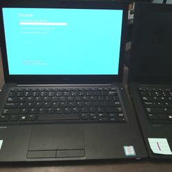 (2) Dell Latitude 7280 Laptops - Intel Core i5 vPro 7th Gen Windows Pro P28S001 BITLOCKER LOCKED
