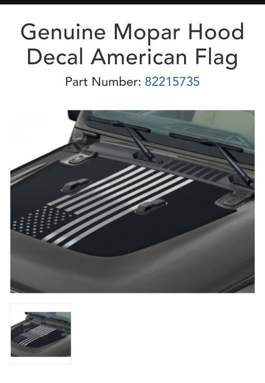 Jeep Wrangler JL Or Jeep Gladiator Hood Decal