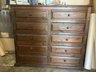 MOVING SALE. Solid Pine Wood Chest-Sylmar