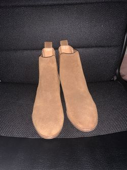 Steve Madden Dover Cognac Suede Boots 