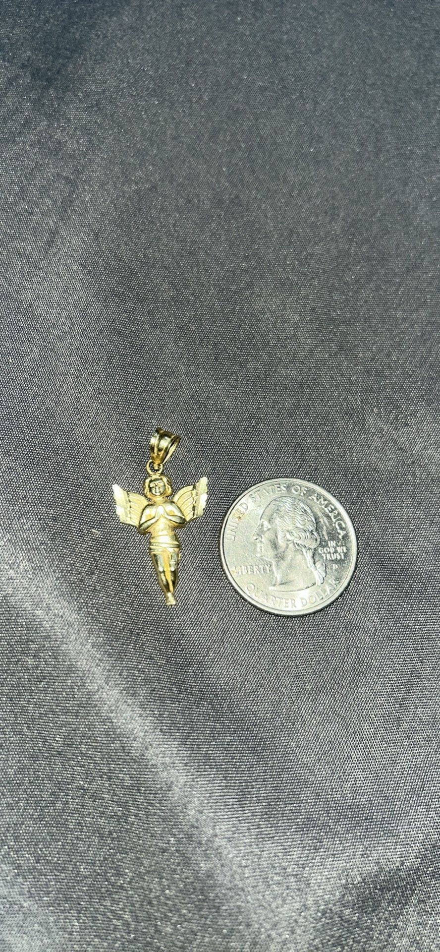 Gold Angel Pendant