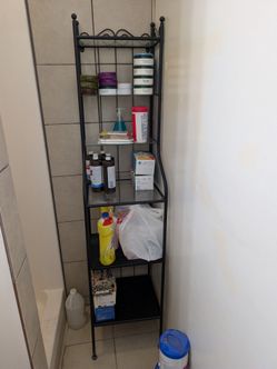 Shelving / shelf unit storage doorless cabinet rack / metal