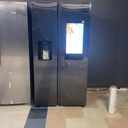 Samsung Black Stainless Steel Family Hub Refrigerator‼️‼️
