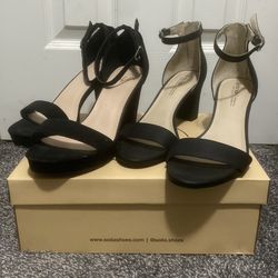 Two Set of Black Heels. Size 8.5