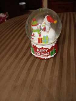 Snow globe for the holidays