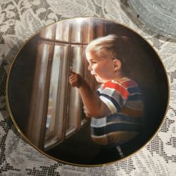 Father's Day Plate Antique