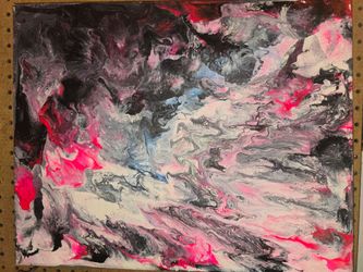 Original Acrylic Pour Painting - Abstract Canvas Art