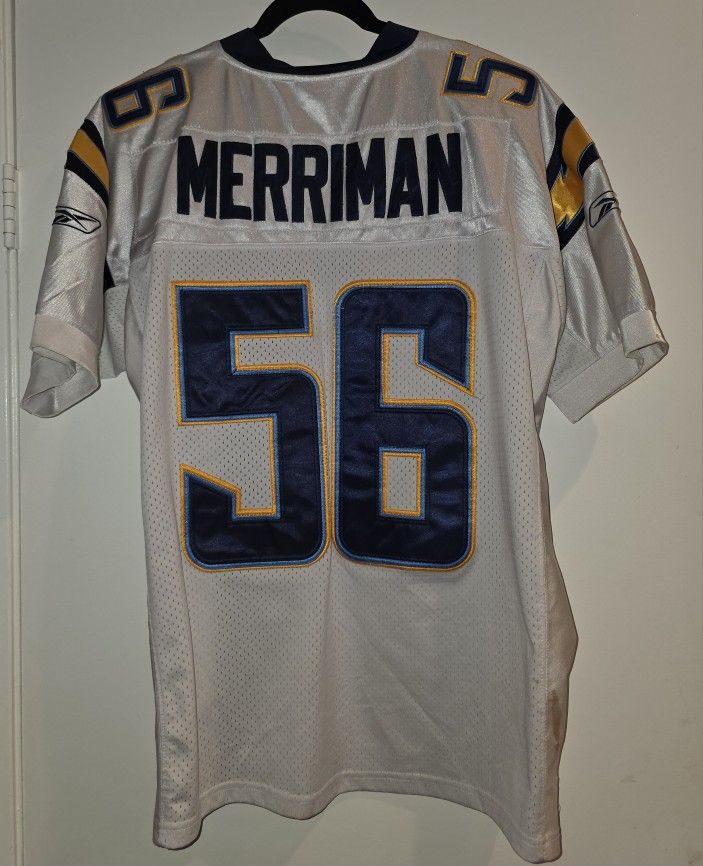 Reebok NFL San Diego Chargers Shawne Merriman Football Jersey Men Size 48
