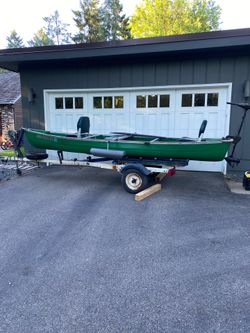 Coleman Ram-X Scanoe Canoe and Trailer