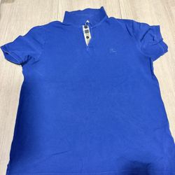 Burberry Blue Polo Shirts size # XL