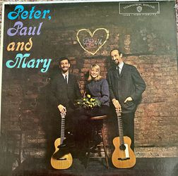 Peter, Paul, and Mary “Rousing and Real The Folk Singers Three” Vinyl Album $12