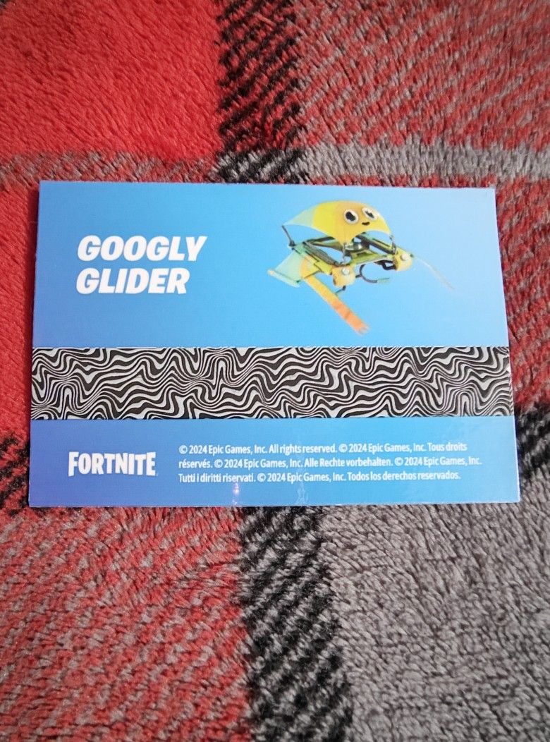 Fortnite Googly Glider (In Game Virtual Item) New