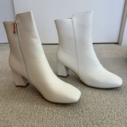 IDIFU Women's Ada Fashion Square Toe Ankle Boots Size 9.5