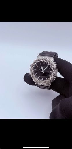 Casio G-Shock GA2100 Iced Out Natural Diamond Watch