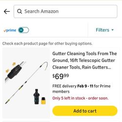 Gutter Cleaning Tool 16ft 