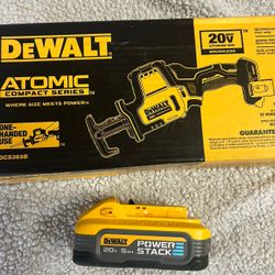 Cordless Brushless Compact Reciprocating Saw and new 5ah power stack battery