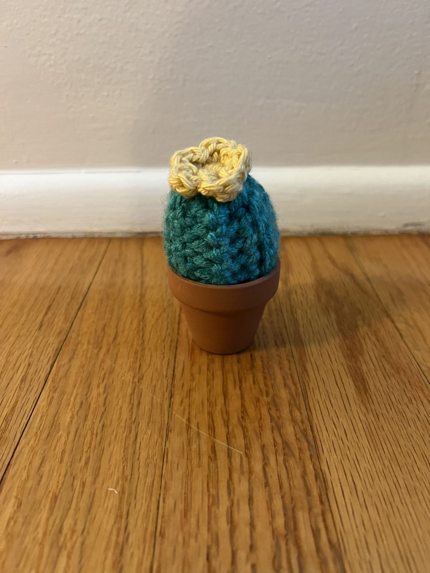 Mini knit cactus