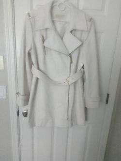 Michael Kors Winter White Wool Coat