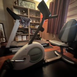 Weslo Pursuit CT 3.8 R recumbent exercise bike.