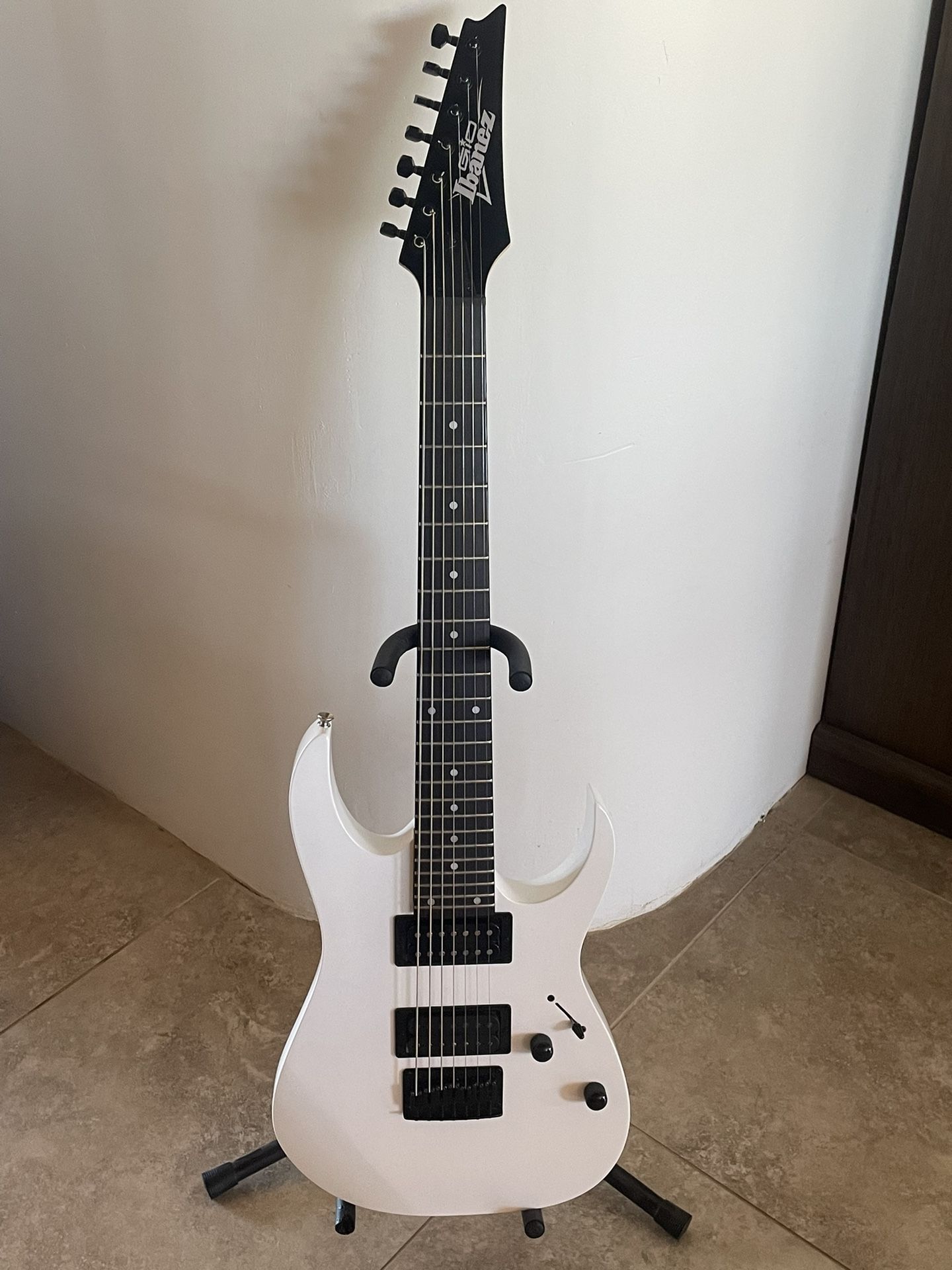 Ibanez Electric Guitar 7 String White GRG7221WH