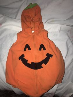 6-9 month pumpkin costume