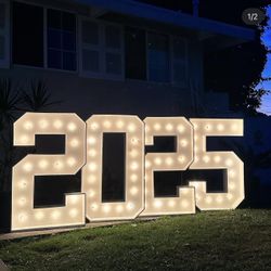 Marquee numbers Graduation