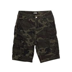 CSG brand cargo shorts dark camouflage print size 32 men’s
