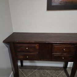 Console/Hall Table w/ 4 drawers