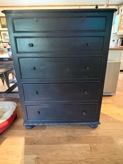 Solid wood dresser