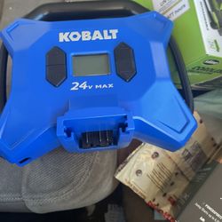 Kobalt Air Compressor, Battery & Charger