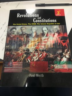 Revolutions and Constitutions 3rd edition by Paul Werth