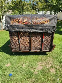 Landscaper trailer covered 8x5