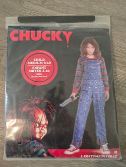 Kids Halloween costume Chucky. Size 8 -10