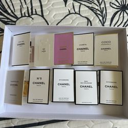 chanel perfume samples lot. 10 Pieces. All New