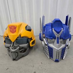 Transformers Optimus Prime and Bumblebee | Talking Voice Changing Mask