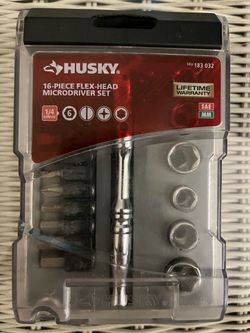 1/4 in. Drive Flex-Head Microdriver and Socket Set