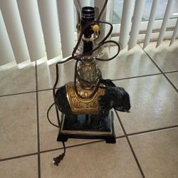 Elephant lamp vintage