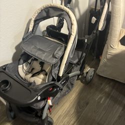 Double Stroller Sit N Stand 