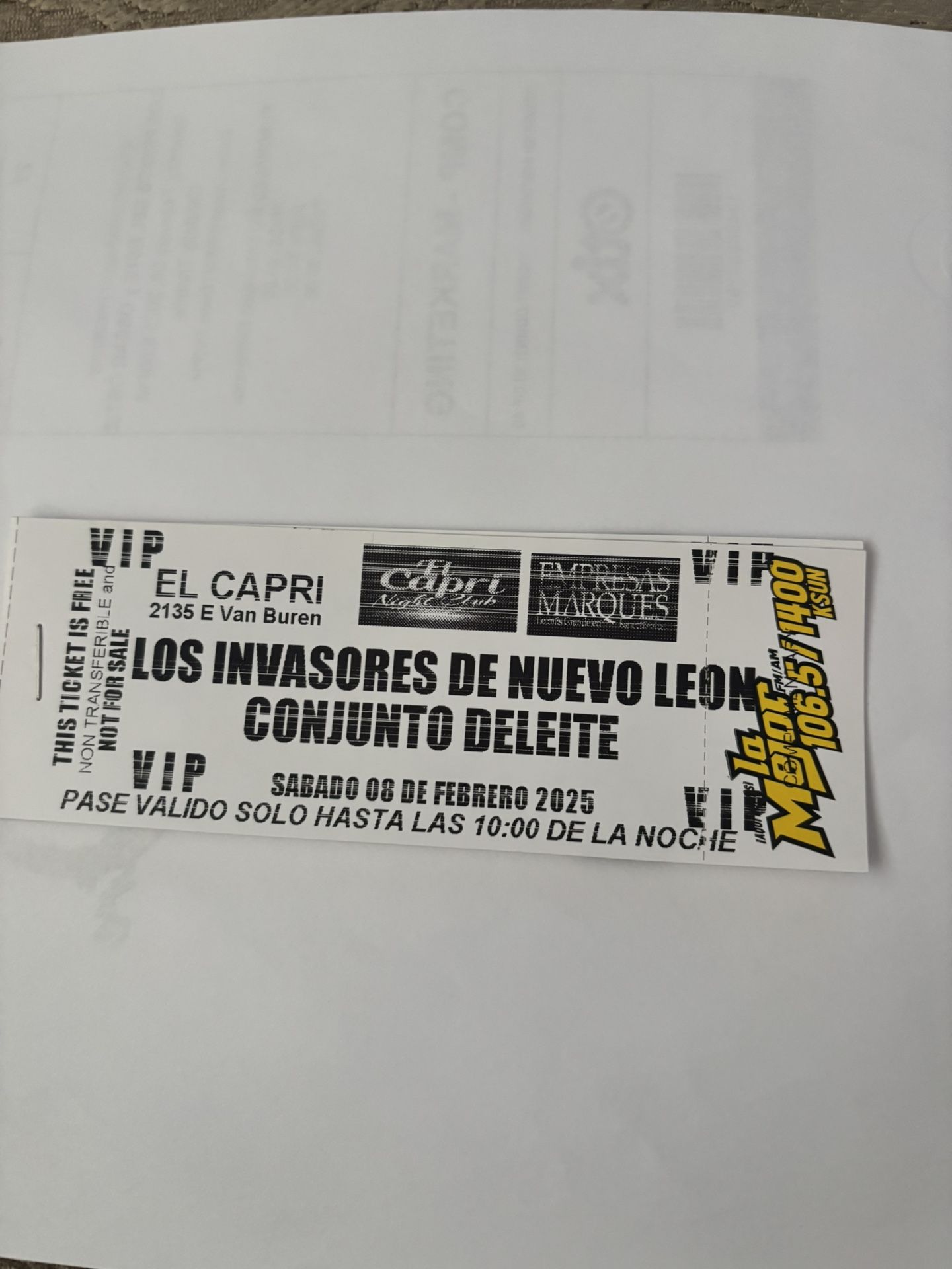 Tickets Los Invasores De Nuevo Leon