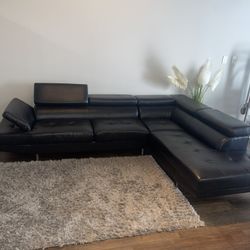 Leather Sectional 