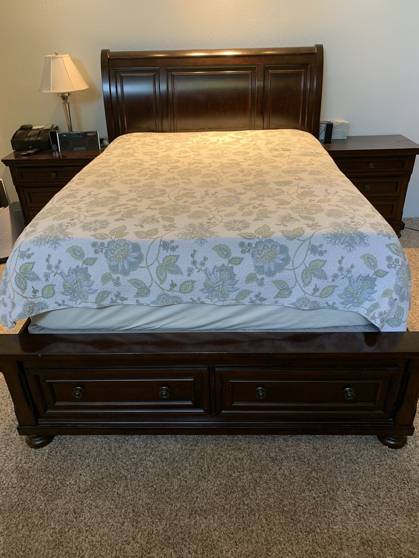 Six piece Queen Bedroom Set - Purchased from Ashley Furniture