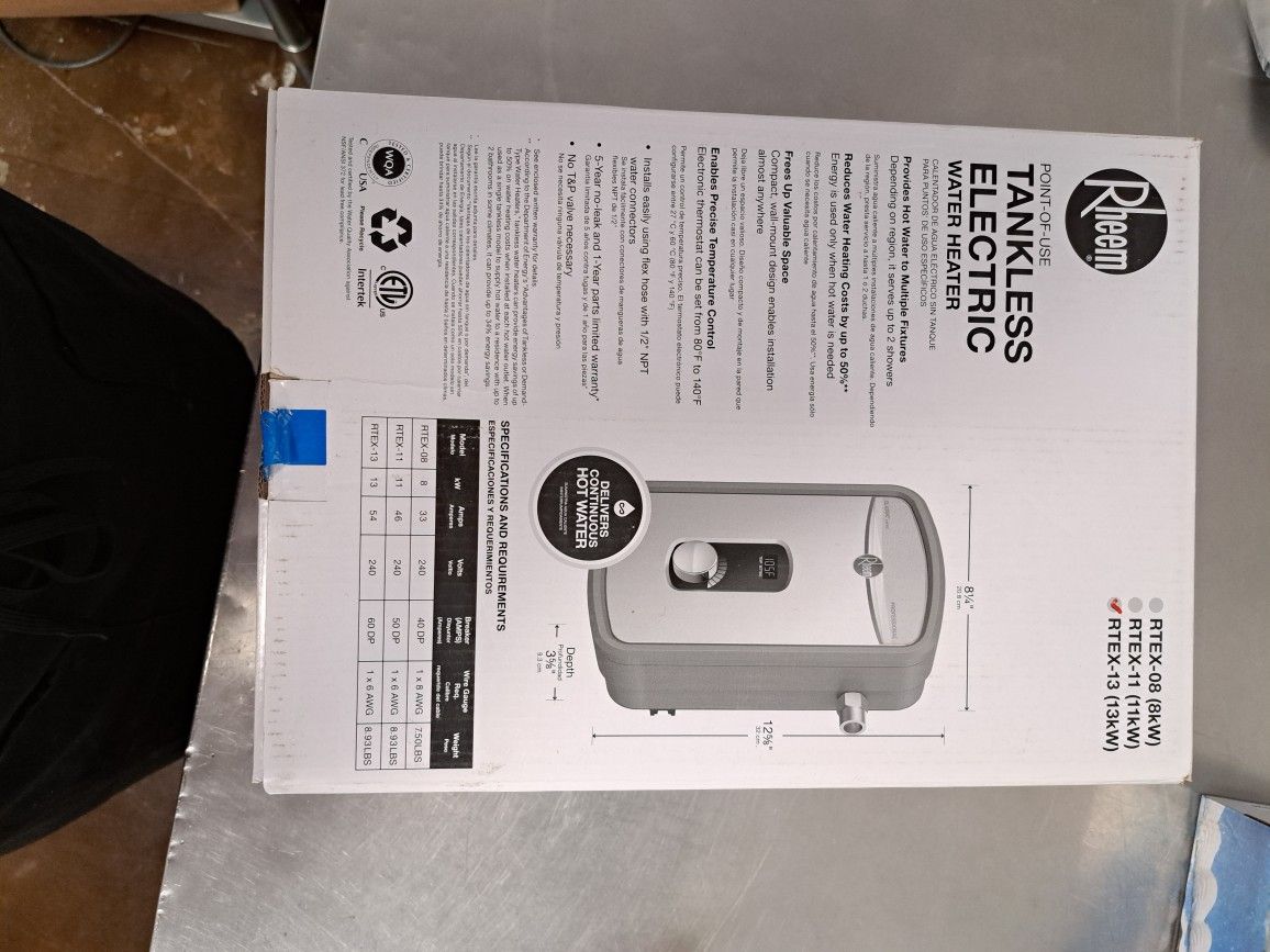 Tankless Water Heater