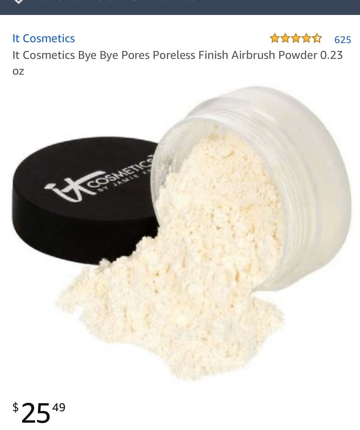 *new* It - bye bye pores translucent powder